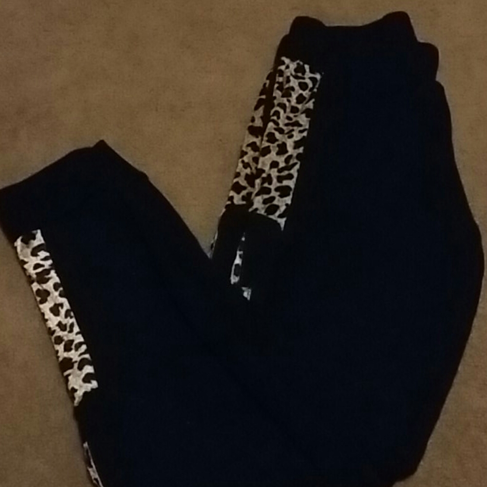 Cheetah Print LOVE sweet pants